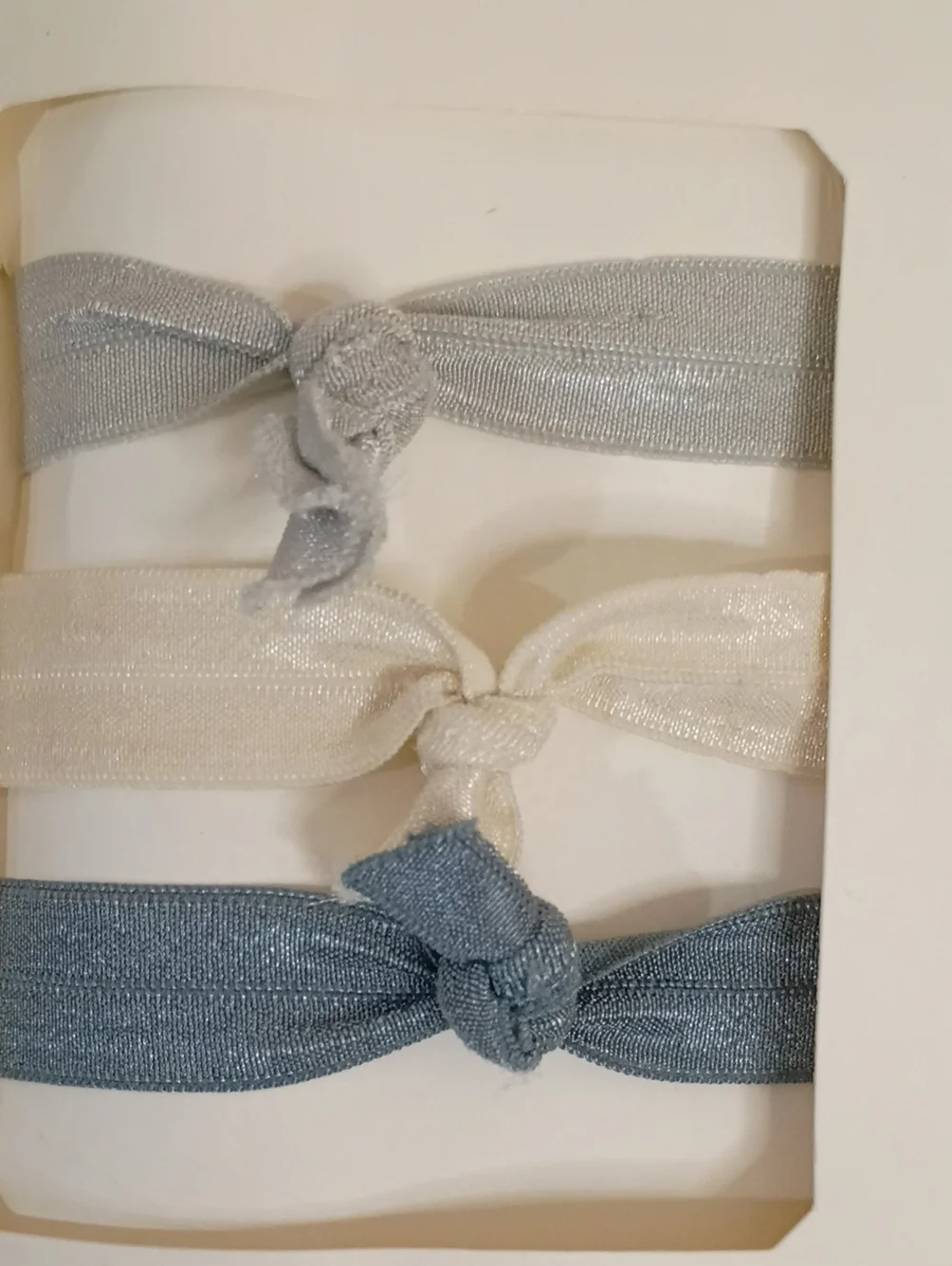 Anthropologie Jeweled Metallic Hair Ties, Set Of 3 - NWT!